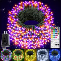 String Lights Ollny RGB 600 LEDs 60m 130 modos remotos