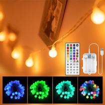 String Lights OMIKA 6m 40 LED 24 baterias que mudam de cor USB