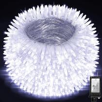 String Lights QUHUATU 1500 LED 150m Cool White 8 modos com temporizador