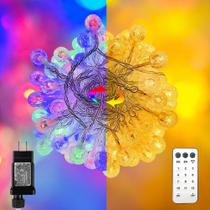 String Lights RatHun 116 pés 200 LED multicolorido à prova d'água String Lights RatHun 116 pés 200 LED multicolorido à prova d'água