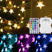 String Lights Solhice Star de 20 pés e 40 LEDs que mudam de cor