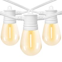 String Lights SUNTHIN 29m 32 LED à prova de estilhaçamento, branco ao ar livre String Lights SUNTHIN 29m 32 LED à prova de estilhaçamento, branco ao ar livre