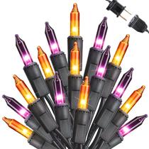 String Lights Toodour Laranja e Roxo Halloween 25m 100 String Lights Toodour Laranja e Roxo Halloween 25m 100
