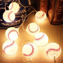 String Lights Yayfazy Baseball 10 LED operado por bateria String Lights Yayfazy Baseball 10 LED operado por bateria