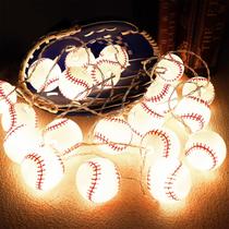 String Lights Yayfazy Baseball 20 LED operado por bateria String Lights Yayfazy Baseball 20 LED operado por bateria
