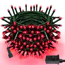 String Lights YIQU 23m 200 LED vermelho impermeável, temporizador de 8 modos String Lights YIQU 23m 200 LED vermelho impermeável, temporizador de 8 modos