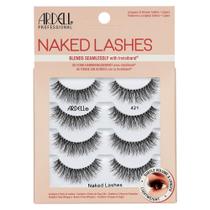 Strip Lashes Ardell Naked Lashes 421 4 pares x 1 pacote