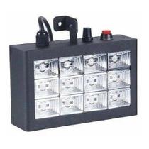 Strobo 12 Leds Branco 15W Rítmico Bivolt Automático LK-186 Strobo 12 Leds Branco 15W Rítmico Bivolt Automático LK-186