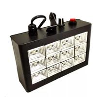 Strobo 12 Leds Branco 15W Rítmico Bivolt Automático Strobo 12 Leds Branco 15W Rítmico Bivolt Automático