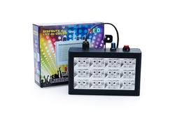 Strobo com 12 leds 15w ritmico iluminação de festas Strobo com 12 leds 15w ritmico iluminação de festas