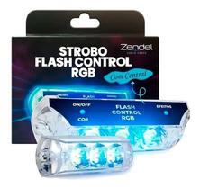 Strobo Flash Control RGB Zendel 9w Colorido Prático e Fácil de Instalar