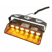 Strobo Interno 6 Leds Vermelho Azul Ventosa 9 Efeitos Pisca Strobo Interno 6 Leds Vermelho Azul Ventosa 9 Efeitos Pisca