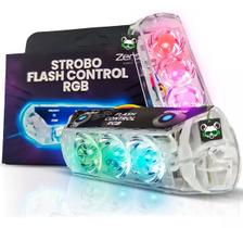Strobo Led 2 Faróis Rgb Ultra Forte Zendel Zd Sfc Automotivo