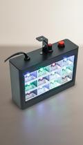 Strobo LED RGB 15W 12 Luzes Festa Balada