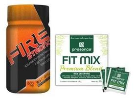 Strong Fire + Chá Fit Mix 10 Sachês
