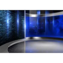 Studio Backdrop CSFOTO News Broadcasting Vinil de 2,4 x 1,8 m