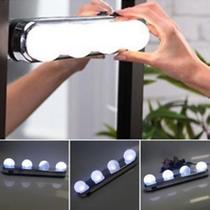 Studio Glow Luz De Espelho Camarim Led 4 Lampadas Portátil Studio Glow Luz De Espelho Camarim Led 4 Lampadas Portátil
