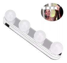 Studio Glow Luz De Espelho Camarim Led 4 Lampadas Portátil Studio Glow Luz De Espelho Camarim Led 4 Lampadas Portátil