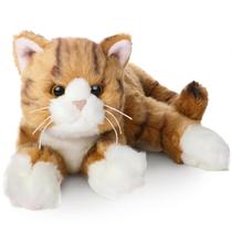 Stuffed Cat Coleção Bearington Tabby Cat 38 cm laranja
