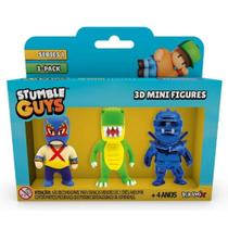 Stumble Guys 3D Mini Figures Estrela Luchador Dianosour e Dynamitron