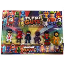 Stumble Guys Cartela 6 Bonecos com Sr Guys e leão