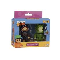 Stumble Guys Mini Figuras Stabby Kate e Swamp Troll BR2374 Stumble Guys Mini Figuras Stabby Kate e Swamp Troll BR2374