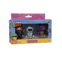 Stumble Guys Pack 3 Mini Figuras Stabby Kate, Stumblebot MK3 e Dusk Dragon BR2375