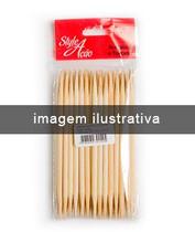 Style e Ação Palito de Bambu Duas Pontas - 12 Unidades Style e Ação Palito de Bambu Duas Pontas - 12 Unidades