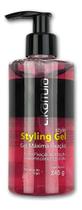 Styling Gel 245g C Kamura Fixação Máxima Sem Álcool Cabelos