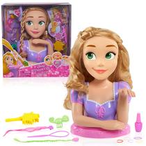 Styling Head Disney Princess Deluxe Rapunzel com 13 peças