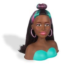 Styling Head Verde - Totally Hair - Boneca Barbie Busto - Mattel