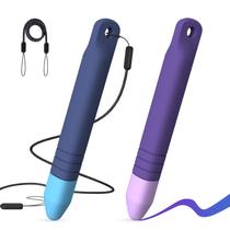 Stylus Pens Mixoo Anti-Rolling Tablet Kids, pacote com 2 unidades, azul e roxo