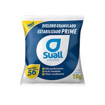 Suall Prime Estabilizado 56 Ativo Cloro Piscinas 1kg