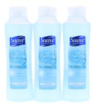 Suave Naturals Diariamente Esclarecendo Shampoo 12 oz (Pacote de 3)