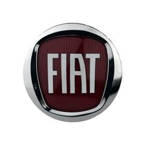 Sub Calota 48mm Fiat Vermelho Com Emblema Acrilico Sub Calota 48mm Fiat Vermelho Com Emblema Acrilico
