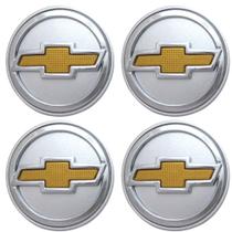 Sub Calota 51mm Gm Chevrolet Prata Dourado Abs 4 Peças Sub Calota 51mm Gm Chevrolet Prata Dourado Abs 4 Peças