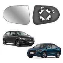 Sub Conjunto Lente + Base Retrovisor Onix Prisma 2012 Á 2019