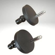 Subconj fixação assento black matte slow close 34,5mm Subconj fixação assento black matte slow close 34,5mm