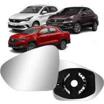 Subconjunto Lente Base Retrovisor Argo Cronos 2017 / 2025 Strada 20/25