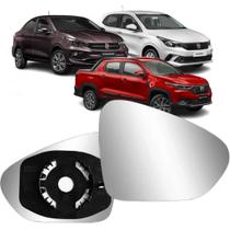 Subconjunto Lente Base Retrovisor Argo Cronos 2017 / 2025 Strada 20/25