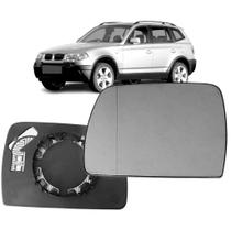 Subconjunto lente base Retrovisor Bmw X3 2003 até 2008 Com Desembaçador Com Asférica