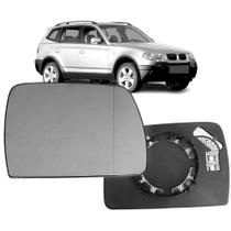 Subconjunto lente base Retrovisor Bmw X3 2003 até 2008 Com Desembaçador Com Asférica
