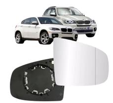 Subconjunto Lente Base Retrovisor Bmw X5 2008 até 2014 X6 2010 até 2014 Com Aquecimento