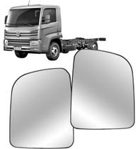 Subconjunto Lente Base Retrovisor Delivery 2017 até 2025 Superior Par 2 peças