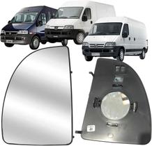Subconjunto Lente Base Retrovisor Ducato Boxer Jumper 2003 até 2017 Superior Convexo