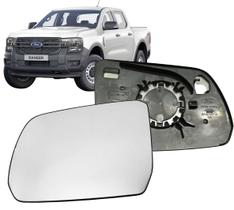 Subconjunto Lente Base Retrovisor Ford Ranger 2024 até 2026 Sem Ponto Cego Subconjunto Lente Base Retrovisor Ford Ranger 2024 até 2026 Sem Ponto Cego