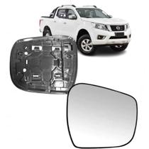 Subconjunto Lente Base Retrovisor Nissan Frontier 17/21 Base Quadrada