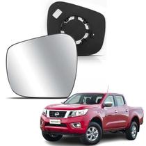 Subconjunto Lente Base Retrovisor Nissan Frontier 2017 Até 2021