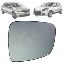 Subconjunto Lente Com Base Retrovisor Logan Sandero 2009 Até 2014