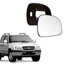Subconjunto Lente e Base Retrovisor S10 Blazer 96/10 Direito
